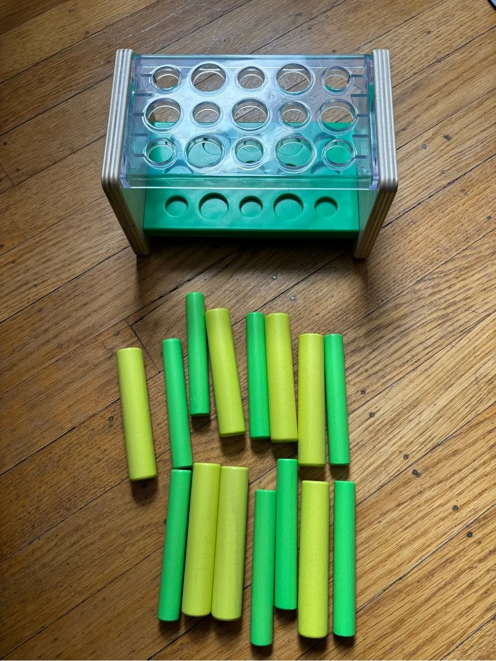 Lovevery bundle- wooden posting stand & play guide!